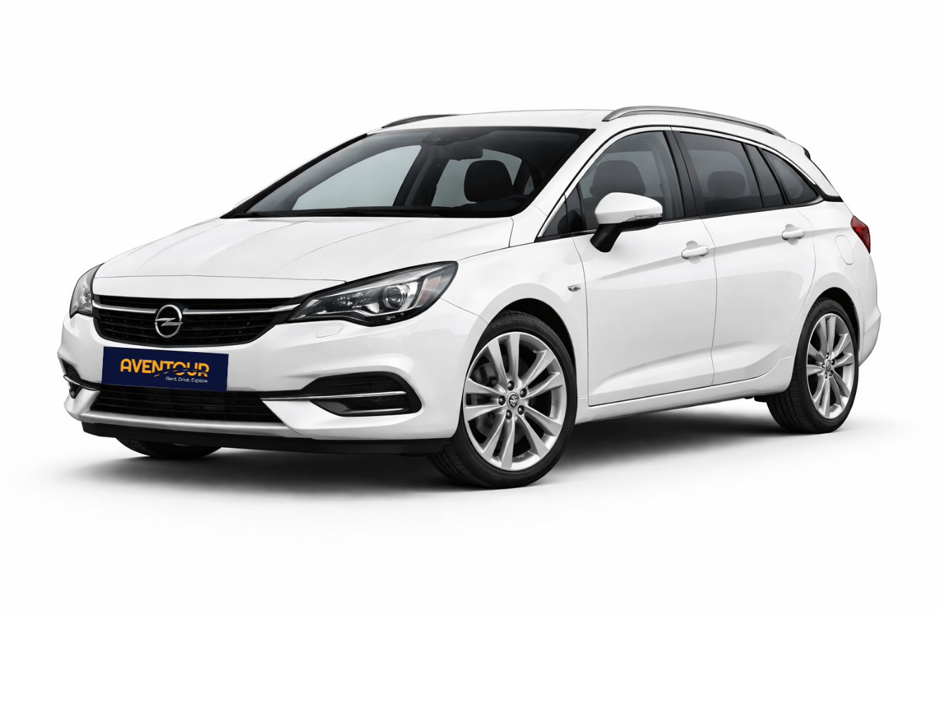 white opel astra tourer for rental in corfu