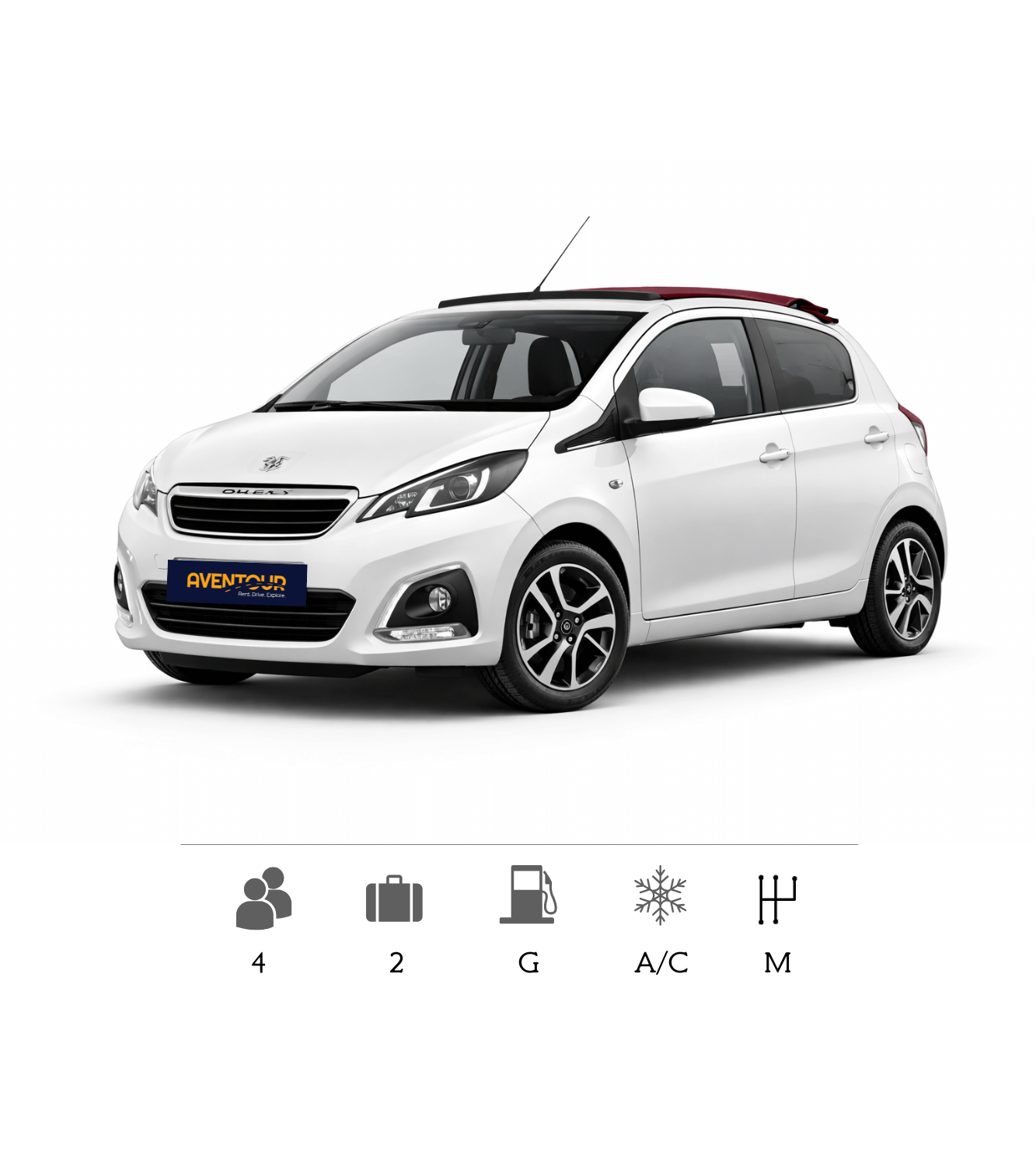 soft top car for rental in corfu