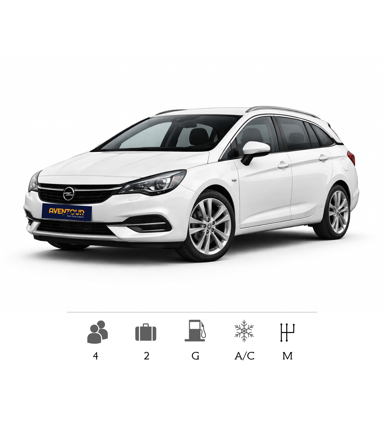 Family car for rental in Corfu